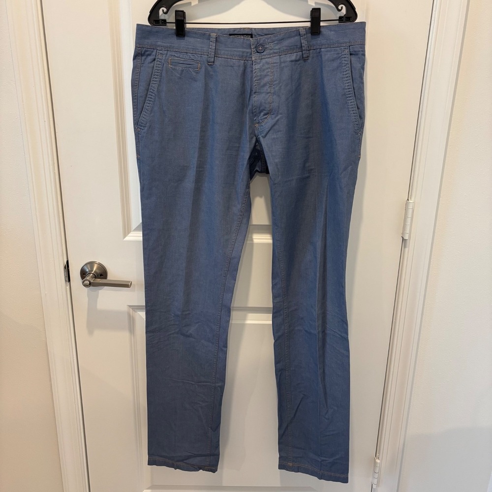 Gutteridge | Men's Light Blue Slim Fit Chino Pants US Size 36